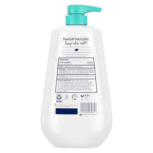Dove Body Wash with Pump Antibacterial For All Skin Types Protects from Dryness 30.6 oz