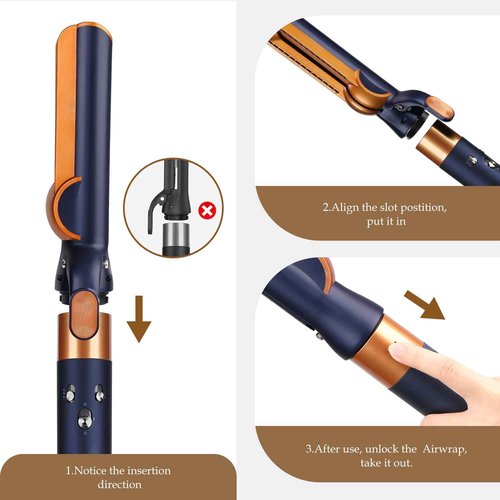 Airflow Attachment for Dyson Airwrap Styler, Smooth Attachment for Smooth Hair Style with Less Damage and Breakage for Dyson Airwrap