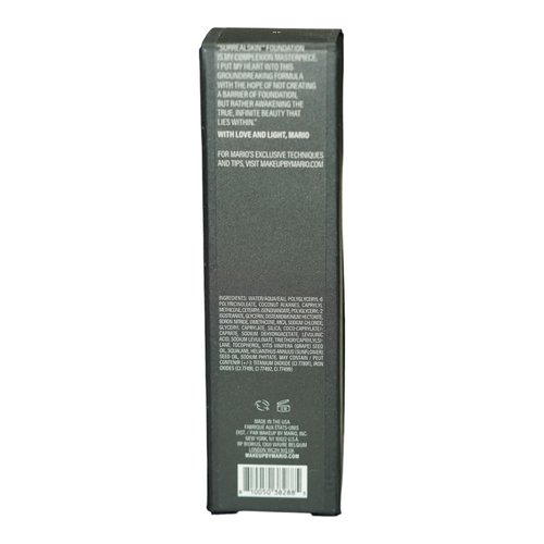 MAKEUP BY MARIO SurrealSkin Liquid Foundation, Liquid Formula, Vegan, Long-wearing coverage, Hydrating, Natural Finish, Size 30 mL (5N - light with neutral undertone)