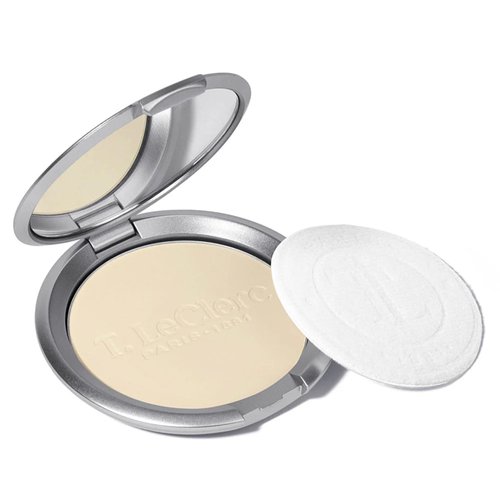 T. Leclerc Compact Pressed Powder - Super-Blendable Face Makeup Longwear Portable Matte Finish for Radiant Natural Medium to Full Coverage Airbrushing Mineral Based For Pores & Imperfections (Banane)
