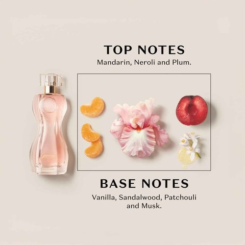 O Boticário Glamour Eau de Toilette, Long-Lasting, Sweet and Floral Fragrance Perfume for Women, 2.5 Ounce