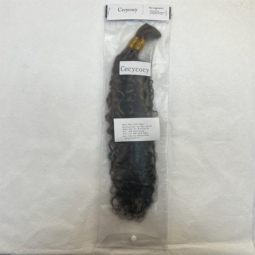 Water Wave Bulk Human Braiding Hair for Boho Braids Human Hair for Braiding No Weft 100% Unprocessed Brazilian Remy Bulk Human Hair 100g Two Bundles/Pack (Water #P1B/30, 24 Inch)