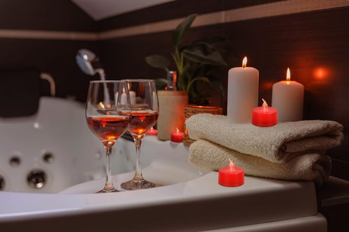 KOABY 12 Pack Red Light Non-Flickering Flameless Tea Lights, Red Base, Last 100H+, Battery Operated Tea Lights for Décor