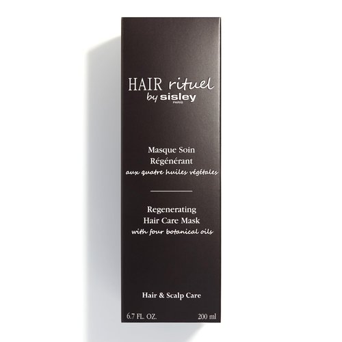 Hair Rituel by Sisley Paris Regenerating Hair Care Mask with Four Botanical Oils - 200 mL - Intensive Mask for Damaged Hair - Supports Hair & Scalp Health - Lightweight, Creamy Texture - Shiny Finish