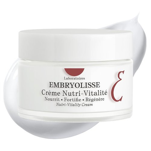 Embryolisse Nutri-Vitality Age-Defying Face Cream, Collagen-Supporting Moisturizer for Mature, Sensitive Skin with Red Maple Extract & Macadamia Oil, 1.69 Fl Oz