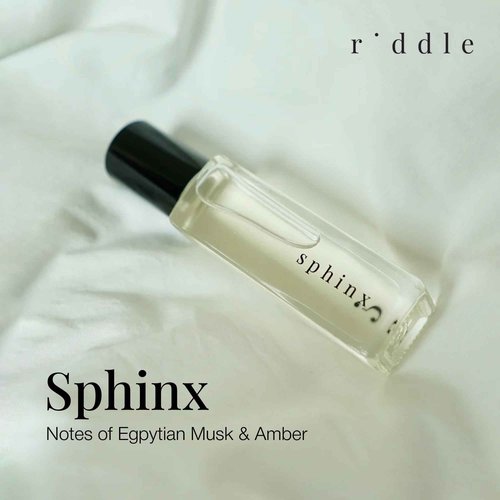 Riddle Sphinx Roll-On Pheromone Perfume Made in USA - Premium Rollerball Fragrance for Women Egyptian Musk & Sandalwood - Long-Lasting Alcohol-Free Gentle on Skin - Ideal for Daily Use and Travel