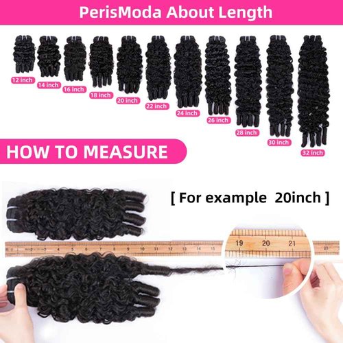 PerisModa Burmese Curly Bundles Human Hair 3C4A Raw Water Wave Quick Weave Hair Bundles with Spiral Curly Ends 100% Unprocessed 15A Virgin Kinky Curly Human Hair One Bundles Natural Black 22 Inch