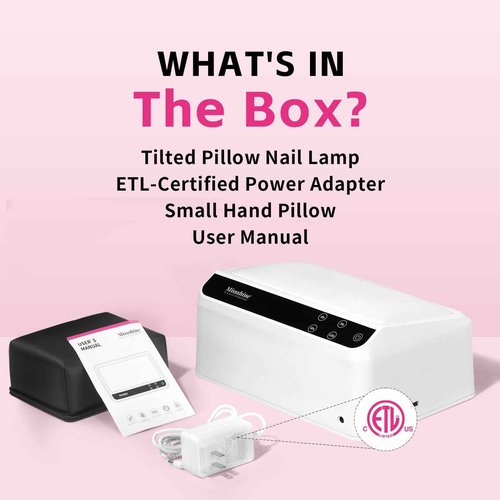 Missshine UV Nail lamp 72w 66 Dual Source Beads, Large Space uv Light for Gel Nails with Tilting Hand Pillow and Smart Touch Screen, Mirror Removable Base Nail lamp with 4 timers and Built-in USB