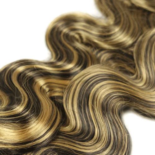 Vinmdonm P1B27 Highlight Human Hair Bundles #27 Honey Blonde Body Wave 3 Bundles 30 32 34 inch 8A Remy Virgin Two Tone #1b and #27 Bundle