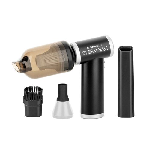 GAMMA+ Blow Vac 2-in-1 Handheld Air Blower and Vacuum USB-C Rechargeable with 4 Attachments