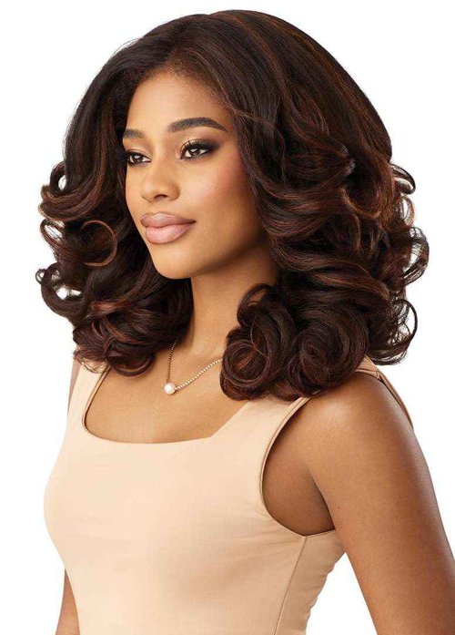 Outre Melted Hairline - Kinky Soft Edges - Kinky Soft 2 (ASH BROWN MELT)