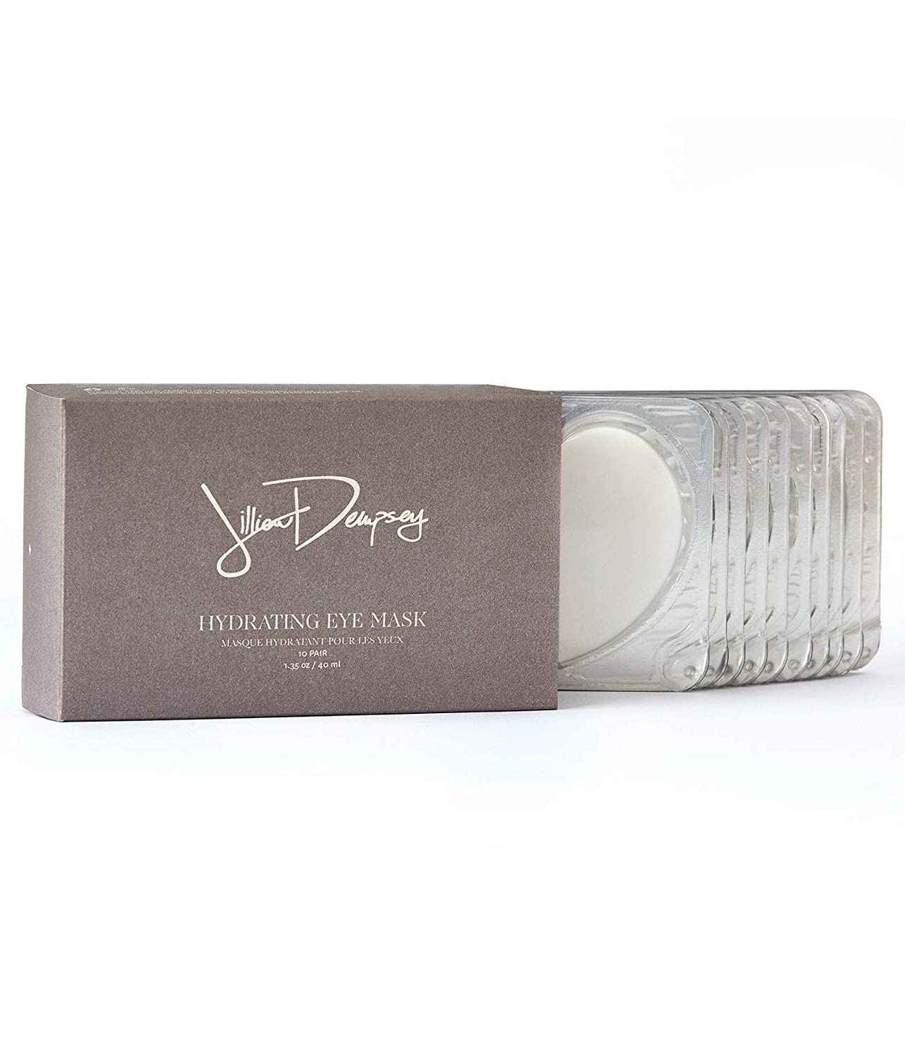 Jillian Dempsey Eye Masks: 100% Natural Under Eye Mask to Hydrate, Sooth, Plump, and Minimize Fine Lines and Wrinkles I Pack of 10