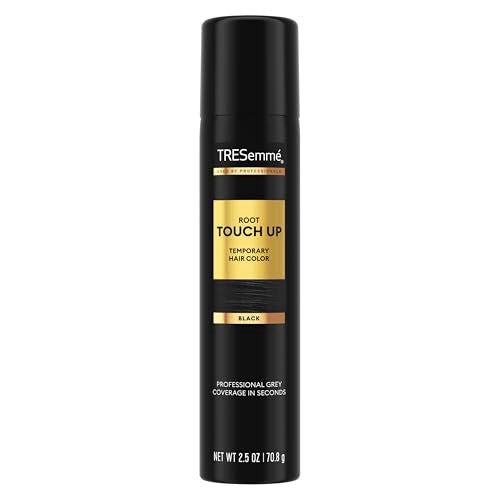 TRESemm? Root Touch-Up Temporary Black Hair Hair Color Touch-Up Spray, Ammonia-free, Peroxide-free Root Cover-Up Spray 2.5 oz