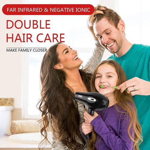 1875w Hair Dryer, Ionic Blow Dryer with Diffuser, Concentrator,Professional DC Motor for Salon, 2 Speed and 3 Heat Settings