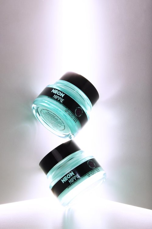 Neon Hippie Neurolux 3X peptide face cream with 7 mushroom complex hydrates plumps moisturizes