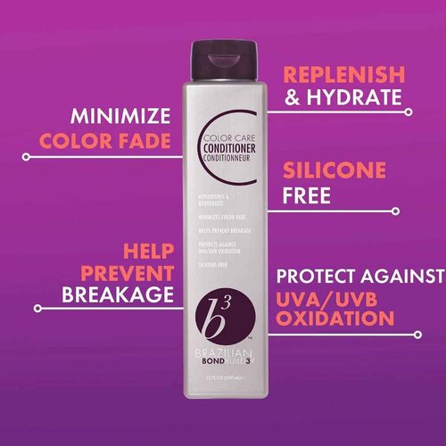 B3 Brazilian Bondbuilder Color Care Shampoo & Conditioner with Color Lock,28.75 fl oz.(3 Count)