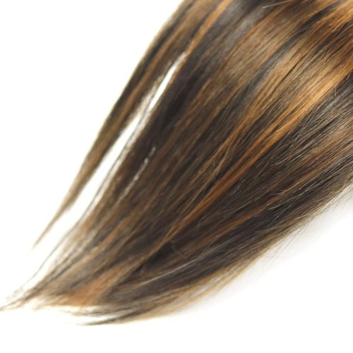 P1B30 Bundles Highlight Straight Bundle 8A Grade Peruvian Virgin Hair Same Length 3 Bundles 18 18 18 Inch Double Weft Human Hair Extensions