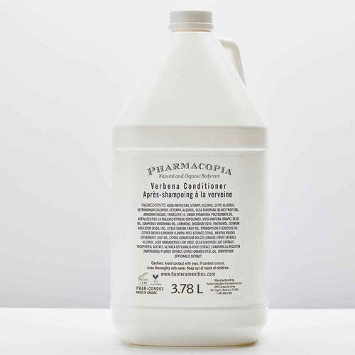 Pharmacopia Hotel Verbena Conditioner – Aromatherapy Hair & Scalp Care with Natural & Organic Ingredients – Vegan, Cruelty Free, Aromatic Conditioner, 128 oz