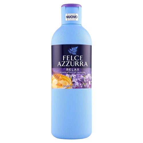 Felce Azzurra Relax Body Wash - 6 Packs of 650 ml - Total: 3900 ml