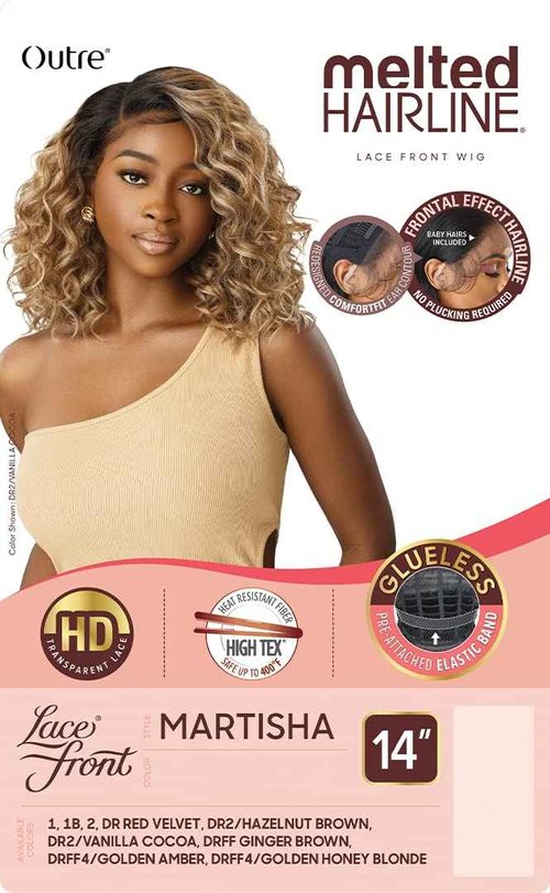 Outre Lace Front Wig - Melted Hairline - Martisha (DRFF/GINGER BROWN)