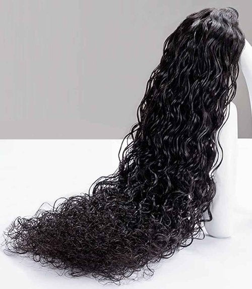 TRIIPPY Raw Water Wave Human Hair Single Bundle,Triple Lifespan Than Regular Virgin Hair No.1 Sales Of Raw Hair Bundles(14 Inches) Keep Soft and Smooth After Multiple Washes 100% Indian Raw Hair
