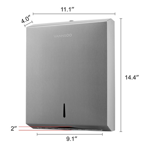 VANNSOO Commercial Soap Dispenser and Paper Towel Dispenser Bundle