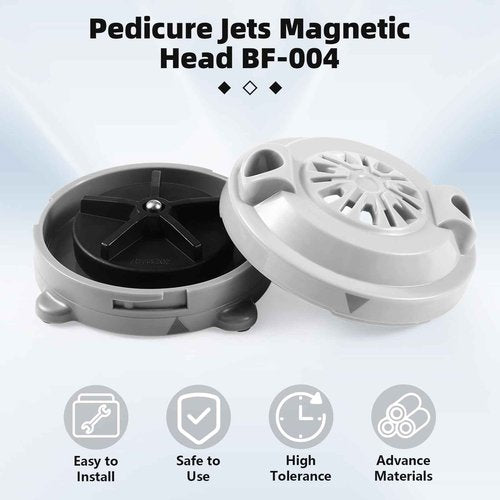 Yobfo BF-004 Pipeless Magnetic Jet Head Motor,Universal Fit for LURACO Jet Motor Pedicure spa Tubs Chair Part Magnetic Head,Pack of 3