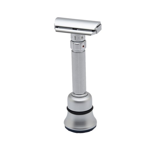 Pearl Flexi Adjustable Safety Razor Version V12 - Reusable Metal Razor made of 100% Brass | Eco Friendly Double Edge Razor for Men | Men's Shaving Razor for best Father's Day Gift