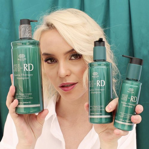 SH-RD Nutra-Therapy Shampoo for Dry Damaged Hair | Protein Shampoo Reduces Split Ends | Moisturizes Frizzy Hair | Suitable for Color-Treated, Bleached Hair - 33.8oz/1000ml