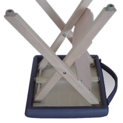 Master Massage Wooden Handy/folding Massage Stool Royal Blue, Agate blue