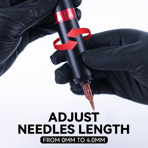 Mast Tattoo Tour Fly2 Cordless Tattoo Gun Machine Kit - Rotary Cartridge Tattoo Pen 20Pcs Needles Complete Tattoo Supplies for Beginners