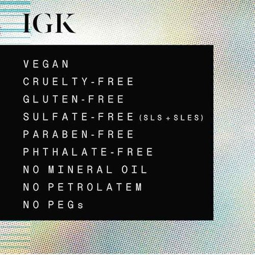 IGK Hair Treatment Full Size Set | Antisocial Dry Hair Mask + Good Behavior Spirulina Spray | Overnight Bond-Building + Keratin Like Smoothing Spray | Set of 2 - New and Improved Scent