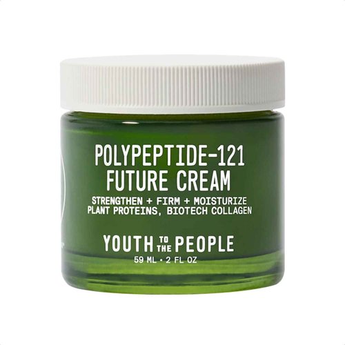 Youth To The People 121-Polypeptide Future Cream (2 fl oz), Firming Face Moisturizer, Reduce Fine Lines, Improve Elasticity, Vegan Collagen Peptide, Plant Proteins + Ceramides, Fragrance-free