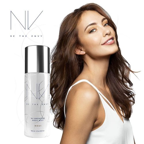 Be the Envy NV Bronzing Body Mist | Maui | Buildable Coverage | Lightweight, Smooth Airbrush Finish | Moisturizing Treatment with Antioxidant Vitamins & Botanicals | 2 Can Set | 1.5 oz Each