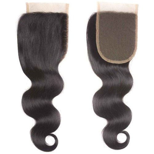 Odir Body Wave Human Hair Bundles with 4X4 Lace Closure 20 22 24 26+18 Inch Unprocessed 10A Brazilian Body Wave Hair 4 Bundles with Clsoure Natural Color