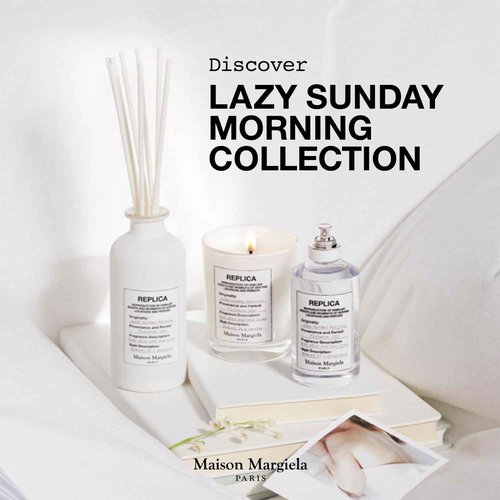 Maison Margiela - Replica - Lazy Sunday Morning Eau de Toilette - Fresh & Floral Fragrance - With Lily of the Valley, Iris Accord & White Musks Accord - 1.0 Fl Oz