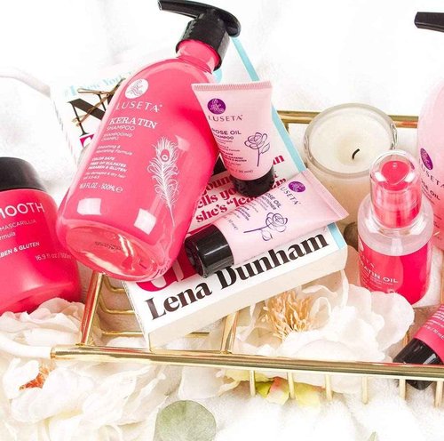 Luseta Keratin Shampoo and Conditioner & Hair Oil & Smooth Hair Mask