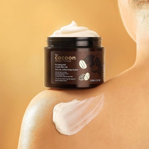Cocoon Dak Lak Face Polish, Body Polish & Body Butter Combo. 100% Vegan Exfoliating Scrub for Smooth & Glowing Skins | Reduce Stretch Marks, Acne & Cellulite | Gift for Coffee Lovers (6.76 fl oz each)