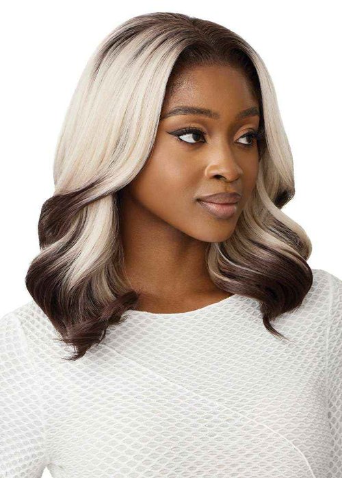 Outre Lace Front Wig - Perfect Hair Line 13X4 - Malibu (DR JADE BLUE)