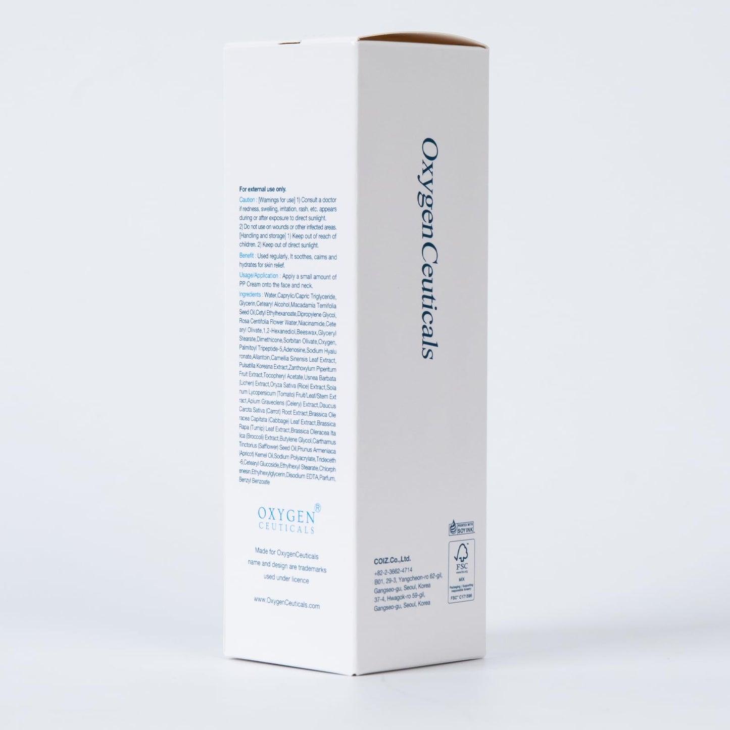 OxygenCeuticals PP Cream – Recovery Cream with Palmitoyl Tripeptide-5, Niacinamide & Adenosine, Moisturizing & Skin Barrier Support for Sensitive Skin. 1.69 fl.oz (50ml)