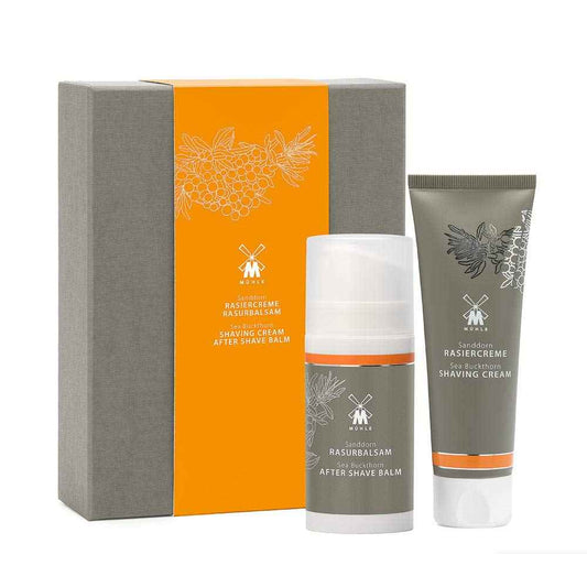 MÜHLE SHAVE CARE Sea Buckthorn Set Incl. Shaving Cream & Aftershave