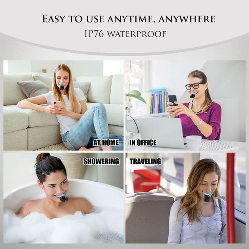 The Teeth whitening kit has Teeth whitening Trays, Wireless LED Teeth whitening Lights, and 4 Teeth whitening pens. Sensitive Teeth Whitening Kit - Removes Years of Stains and whitens Teeth