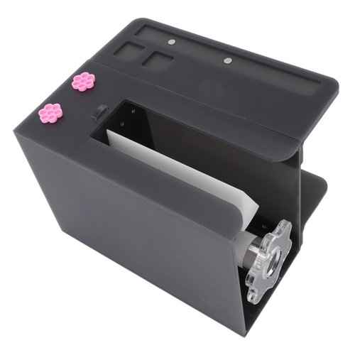 Eyelash Flowering Machine, 6.89in False Eyelash Separator with 10 Eyelash Glue Cups, Professional Portable Acrylic Gift for Women Practical Lash Fan Maker Root Splitter (Black)