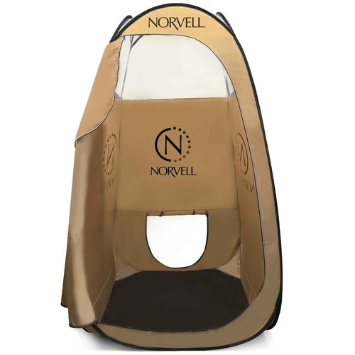 Norvell XL Portable Spray Tan Tent – Extra Large Pop Up Booth for Professional Sunless Tanning, Mobile Spray Changing Room with Carry Bag & Easy Clean Floor for Self Spray Tan Application