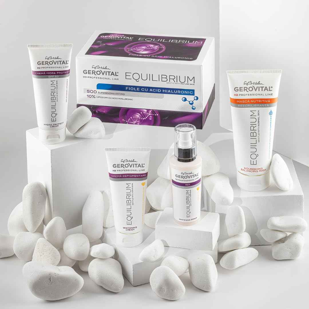 Gerovital EQUILIBRIUM Anti-Wrinkle Eye Contour Cream | Professional Cream for Eyes, 100 ml