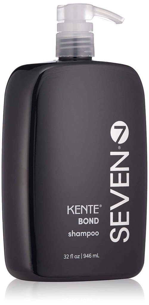 SEVEN Haircare KENTE BOND Shampoo for Split Ends + Damaged Hair, Sulfate Free, Cruelty Free with Green Tea, Guar & Pro Vitamin B5 for Men & Women, Made in USA, 32 oz.