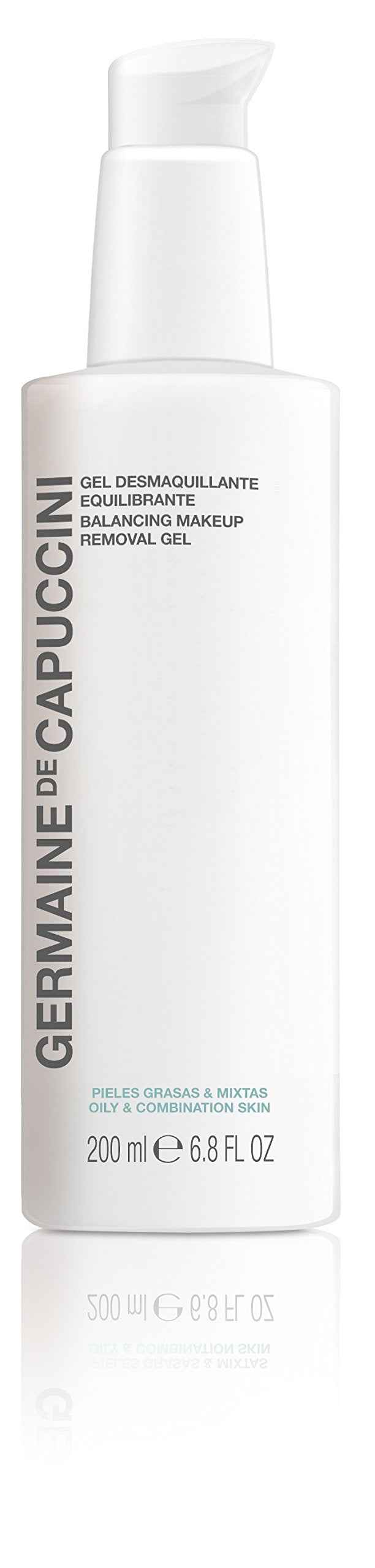 Germaine de Capuccini | OPTIONS - Balancing Facial Cleansing Gel - hydrating facial cleanser gel - Makeup Removal Gel - Deep cleansing gel - all skin types - 6.8 oz