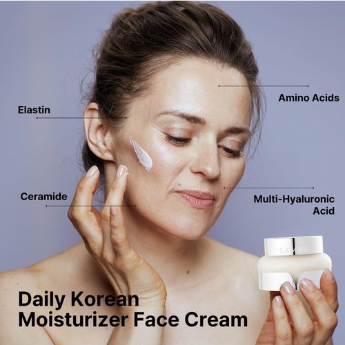 LABOPE Penellagen Enhance Capture Cream - Daily Korean Moisturizer Face Cream - Starfish Collagen Extract - Silicone Free, Paraben-free, Mineral Oil Free - Anti Aging Face Cream - 1.85 oz