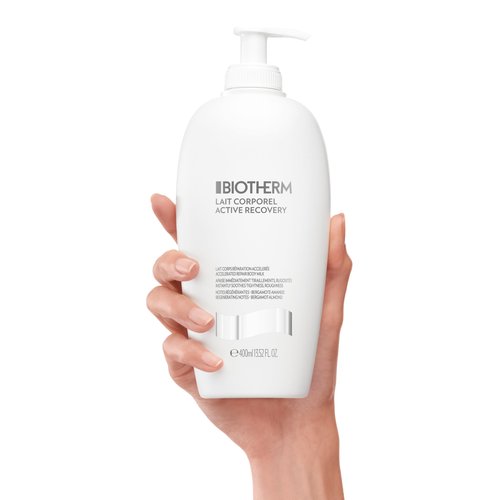 Biotherm Lait Corporel Active Recovery Body Milk, Enriched With Skin Nutrients for Damaged, Tight, Irritated, Itchy Skin; with Regenerating Notes Of Almond Iconic Citrus, 13.5 Fl.Oz.
