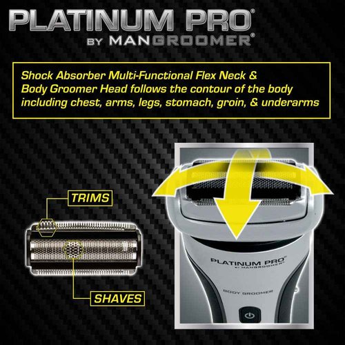 MANGROOMER $20 Body Groomer Bundle Offer - Essential Back Shaver, get a Platinum PRO Body Groomer for only $20 Extra